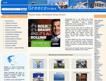Tablet Screenshot of greeceindex.com